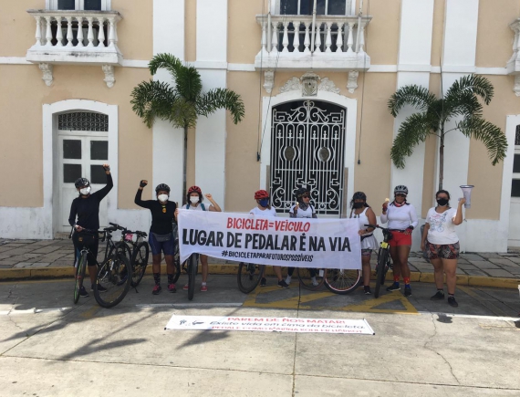 Ciclistas são vítimas de violência em trânsito de São Luís