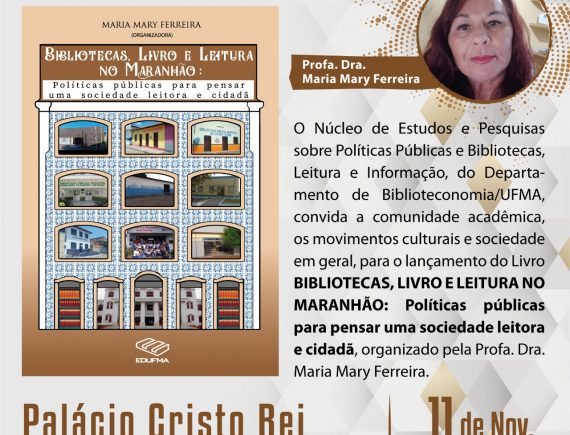 Mary Ferreira lança livro e diz que biblioteca é instrumento civilizatório