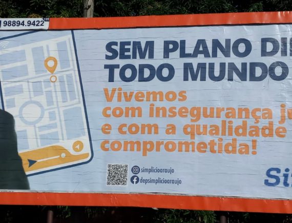 Placas de Simplício Araújo preocupam zona rural de São Luís