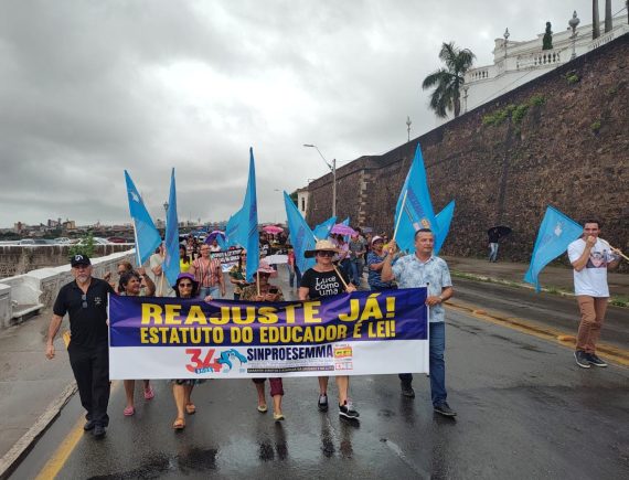 Professores do Maranhão mobilizados por reajuste salarial
