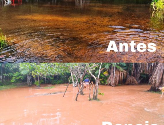 Rio Limoeiro com risco de morte! Comunidade denuncia empresas