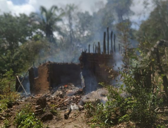 Um Maranhão inaceitável! Casa de quilombolas queimada por conflito fundiário