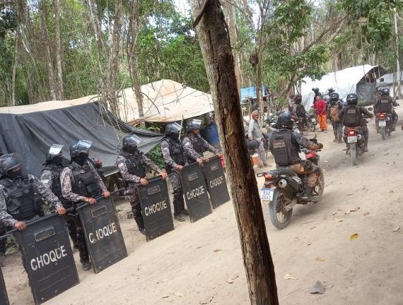 Famílias de acampamento do MST de Santa Luzia sofrem ação de reintegração de posse