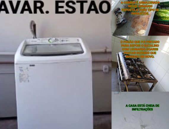 Alimentos vencidos e uma máquina de lavar para 80 pessoas! Estudantes da UFMA cobram Natalino Salgado