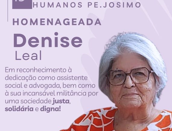 Denise Leal recebe Medalha do Centro de Direitos Humanos Padre Josimo