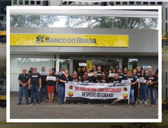 Bancários do Maranhão lutam em Defesa dos Caixas do Banco do Brasil