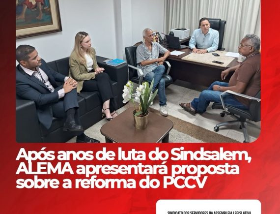 SINDSALEM segue conquistando direitos para trabalhadores do legislativo estadual