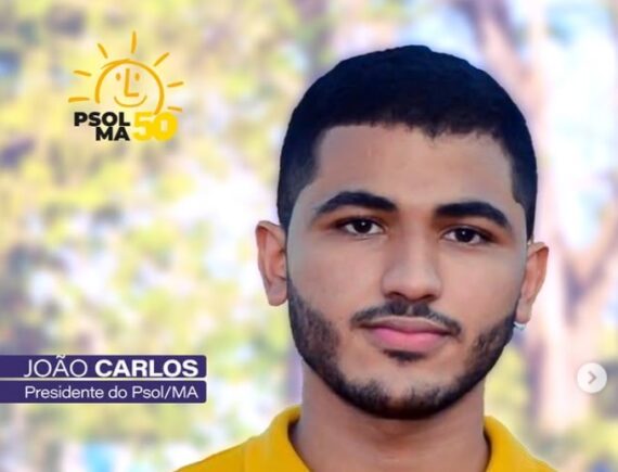 João Carlos, novo presidente do PSOL no Maranhão, fala sobre desafios do partido