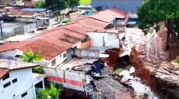 Desmoronamento em São Luís: moradores do Anil pedem socorro
